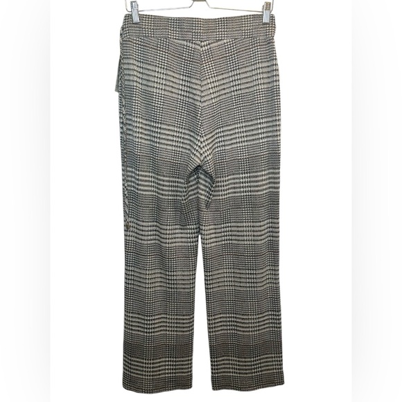 Joseph Ribkoff Katherine Jacquard Plaid Knit Wide Leg Drawstring Waist - Picture 4 of 4